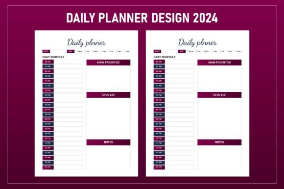 Download Daily Planner Design 2024 - Daily planner design Collection