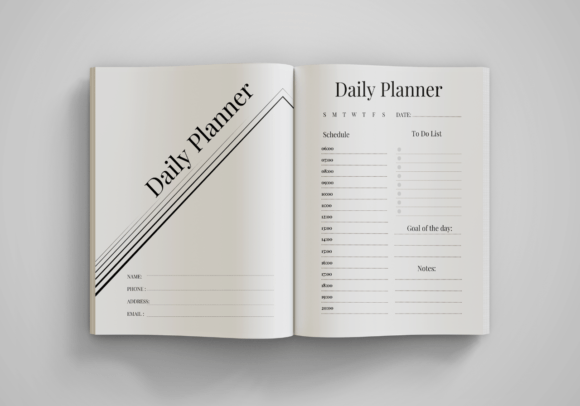 Download Free Daily Planner | KDP Interior - Free daily planner Collection