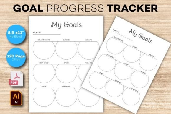 Download Goal Progress Tracker | Monthly Goals - Premium Resources