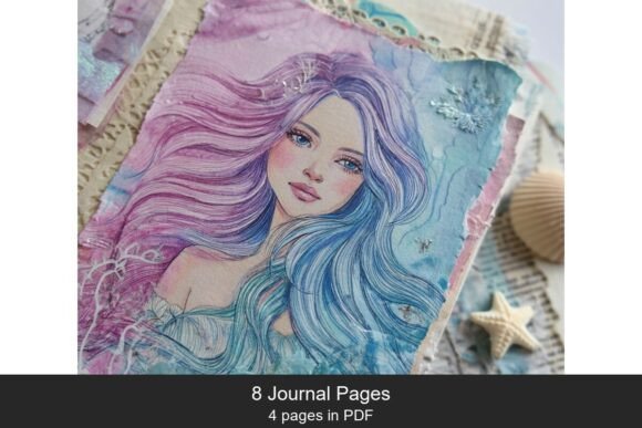 Download Pastel Mermaid Journal Pages - Mermaid journal Collection