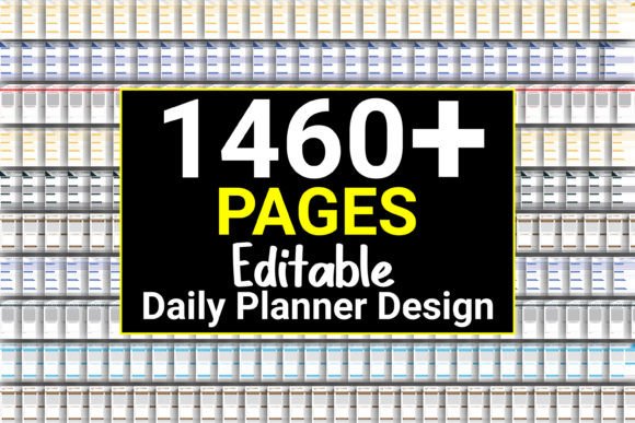 Download 1460 Fully Editable Daily Planner Design - Daily planner design Collection